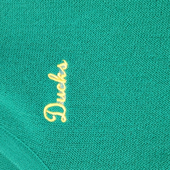 Vintage Rare College Sweater Duffel Collegiate University of Oregon Ducks USA - Picture 4 of 6